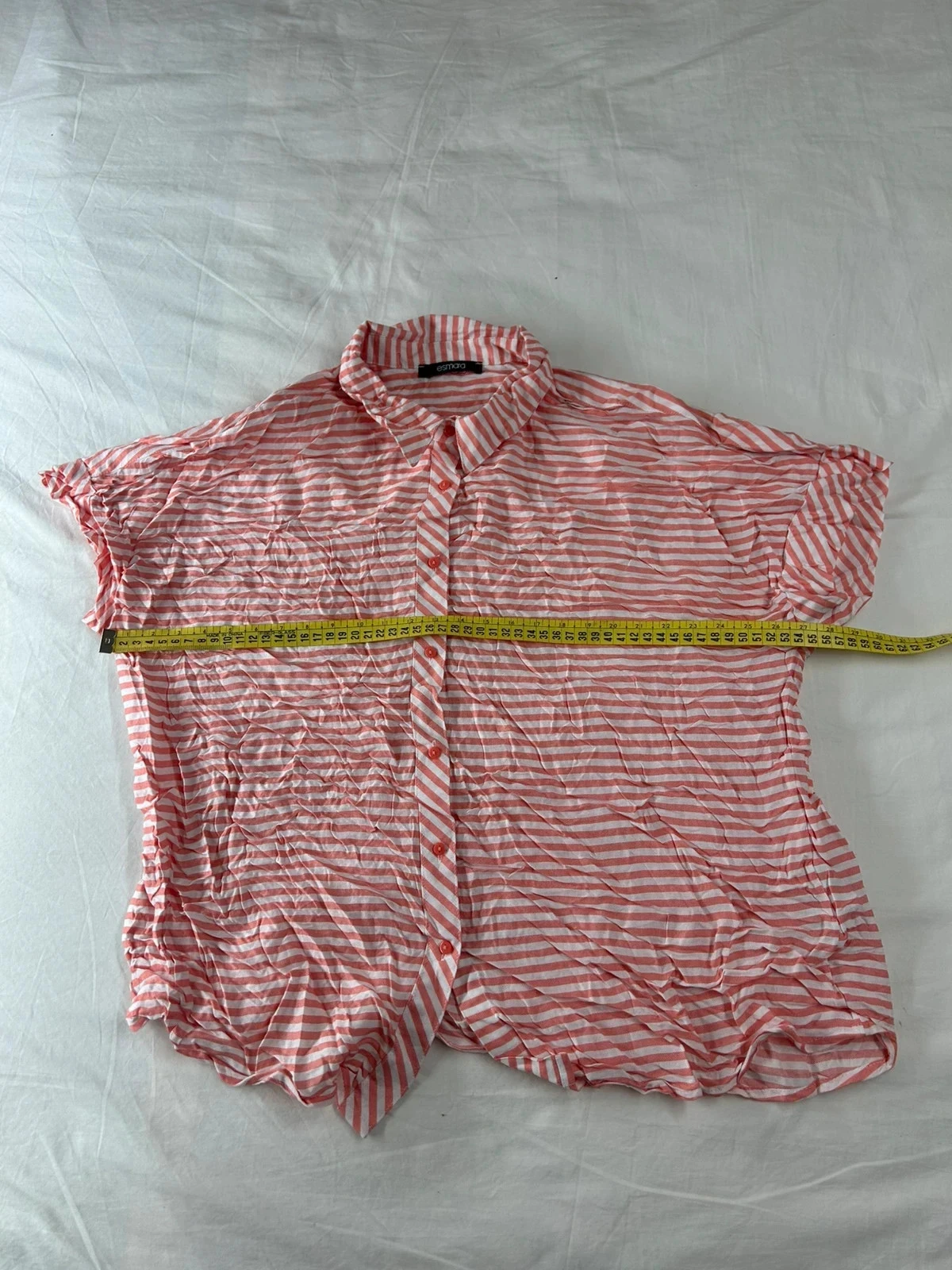 Blusa de rayas rosa y blanco esmara – photo 8